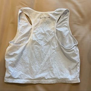 NVGTN white crop top